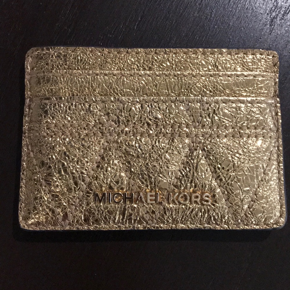 Gold Michael Kors Cardozo holder